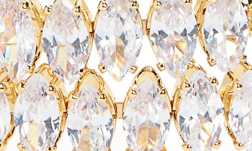 Natasha Cubic Zirconia Stone Cuff Bracelet