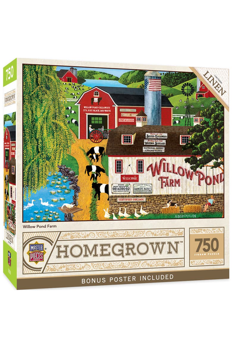 Willow Pond Farm 750 Piece Jigsaw Puzzle, Main, color, Multicolor