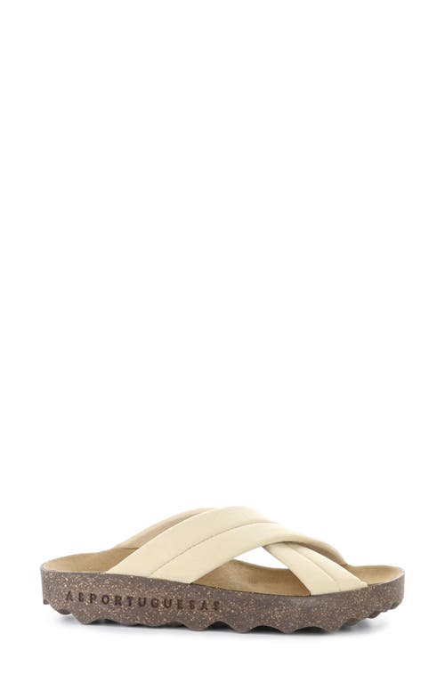 Asportuguesas By Fly London Curr Slide Sandal In Beige