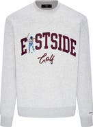 Eastside Golf Luxe Fleece Logo Appliqué Crewneck Sweatshirt