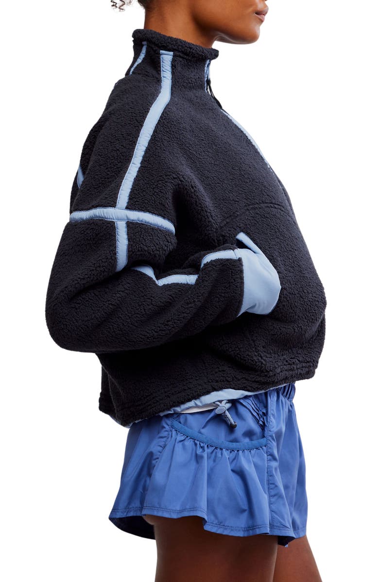 Free People FP Movement Mountain High Fleece Half Zip Pullover, Alternate, color,