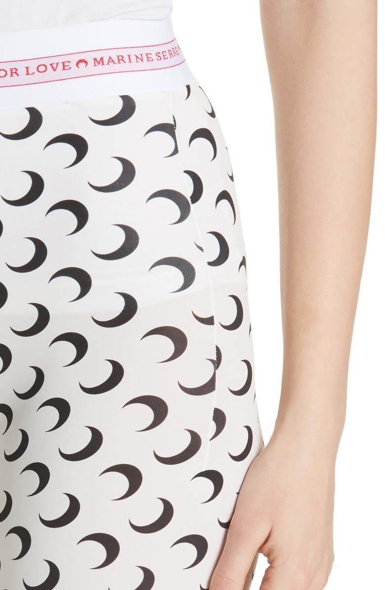 Marine Serre Trompe L'Oeil Leggings, Alternate, color, 