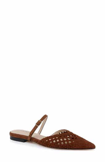 L'AGENCE Jacklyn Mary Jane Pointed Cap Toe Mule