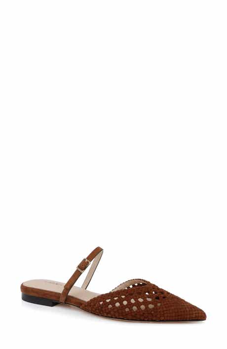 L'AGENCE Jacklyn Mary Jane Pointed Cap Toe Mule