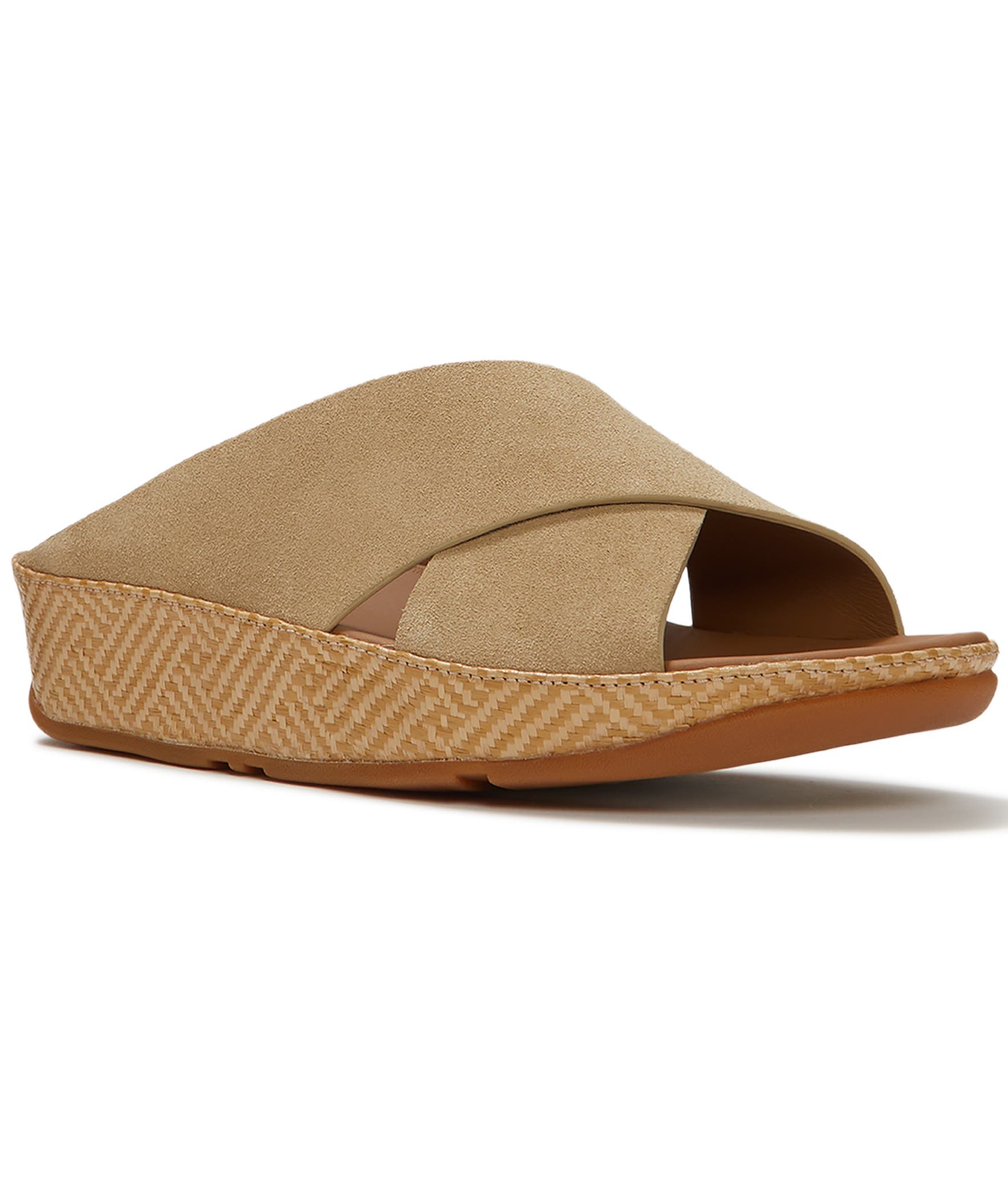 Lulu Lux Graphic-Weave Sandal, Main, color, Cappuccino