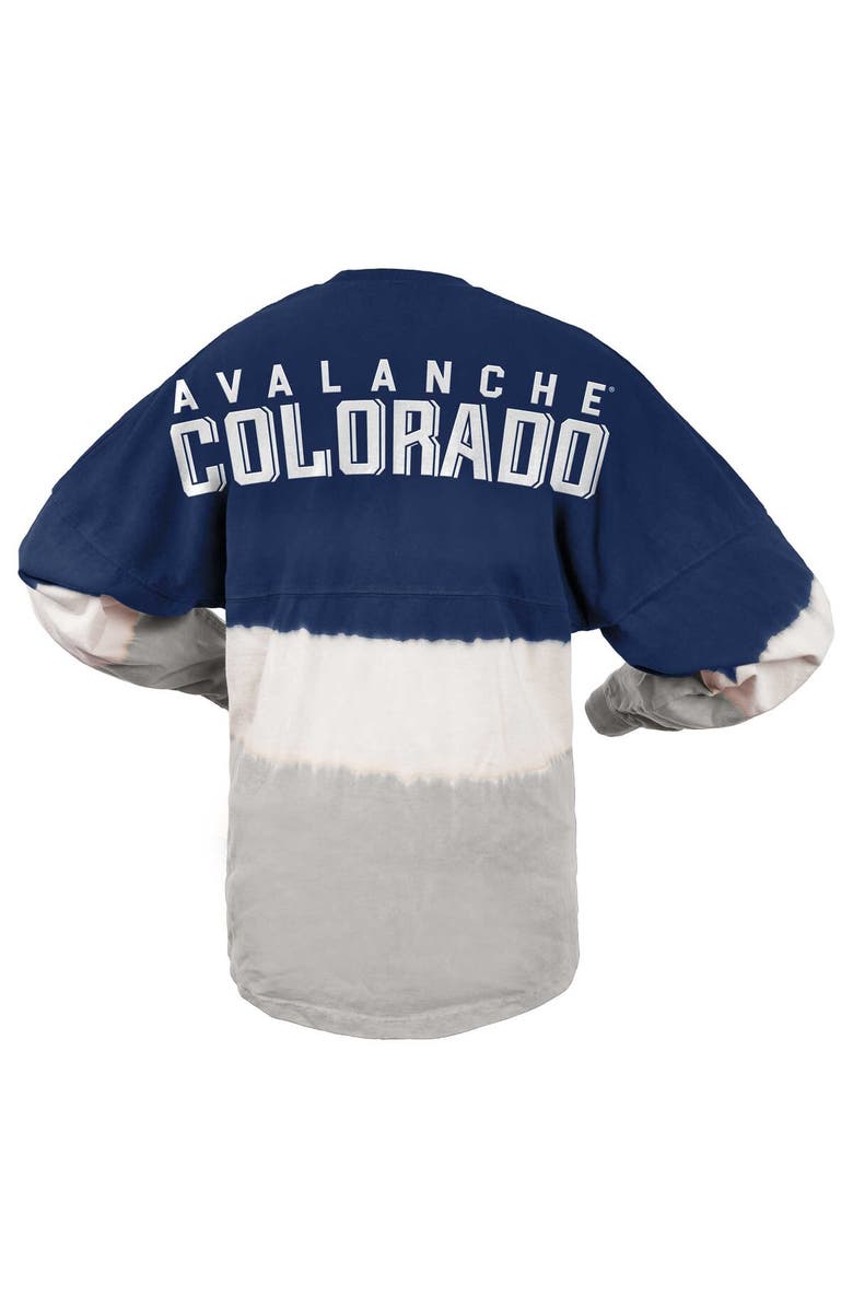 SPIRIT JERSEY Women's Fanatics Branded Navy/Gray Colorado Avalanche Ombre Long Sleeve T-Shirt, Alternate, color, 