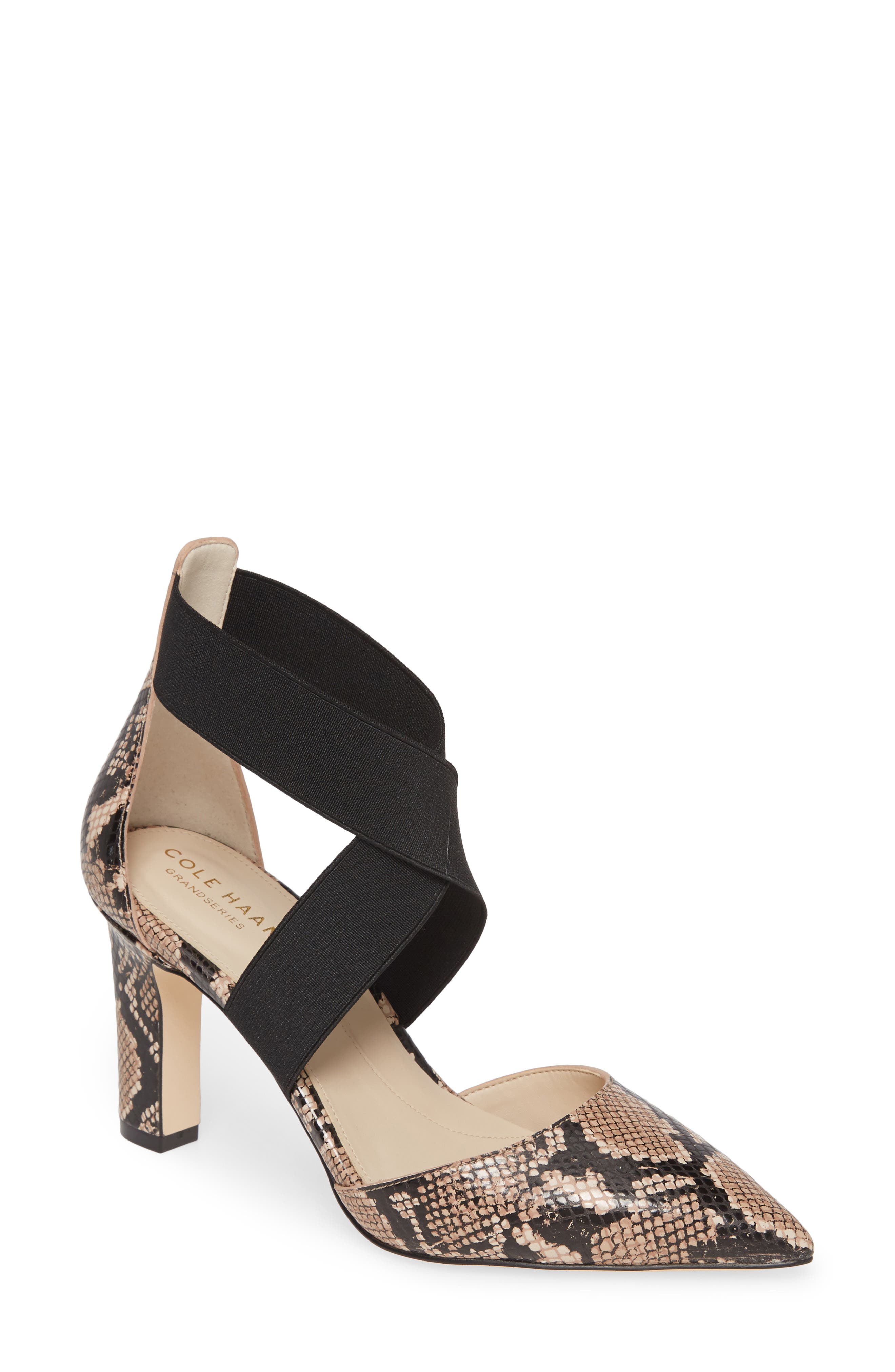 Grand Ambition Maikki Pointed Toe Pump, Main, color, AMPHORA SNAKE PRINT LEATHER