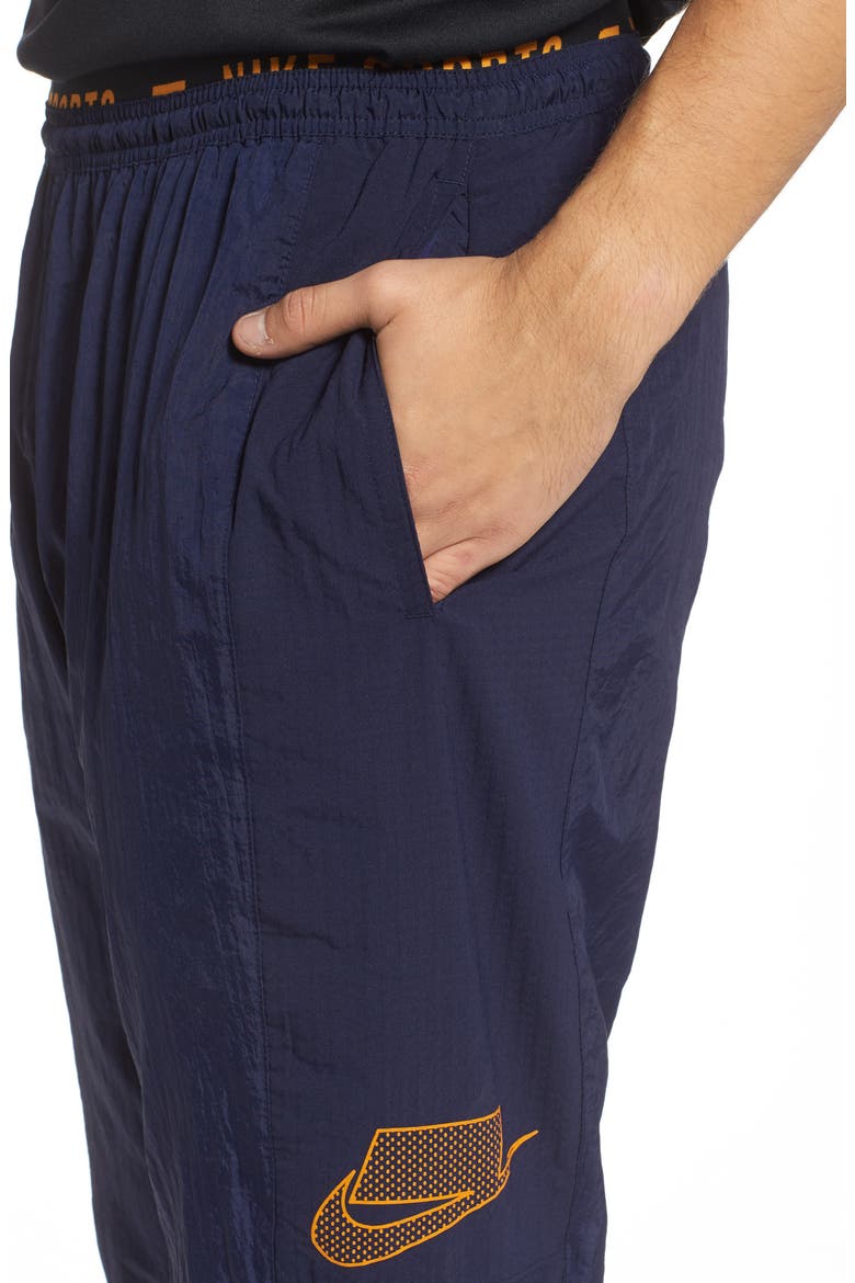 Flex Sport Clash Dri-FIT Pants, Alternate, color, BLACKENED BLUE/ KUMQUAT