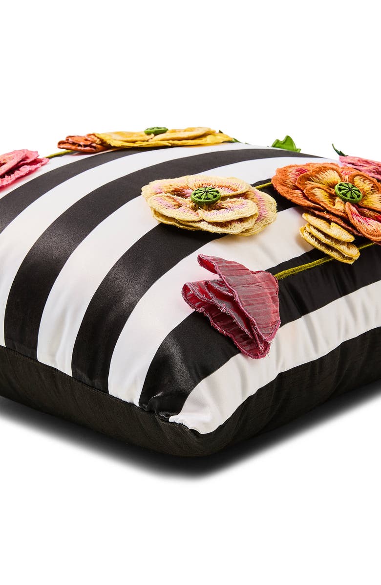 MACKENZIE CHILDS Spring Bouquet Throw Pillow, Alternate, color, White