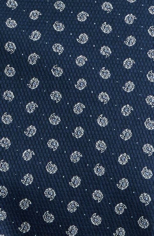 1863 By Eterna Modern Fit Print Non-iron Cotton Twill Dress Shirt In Multi