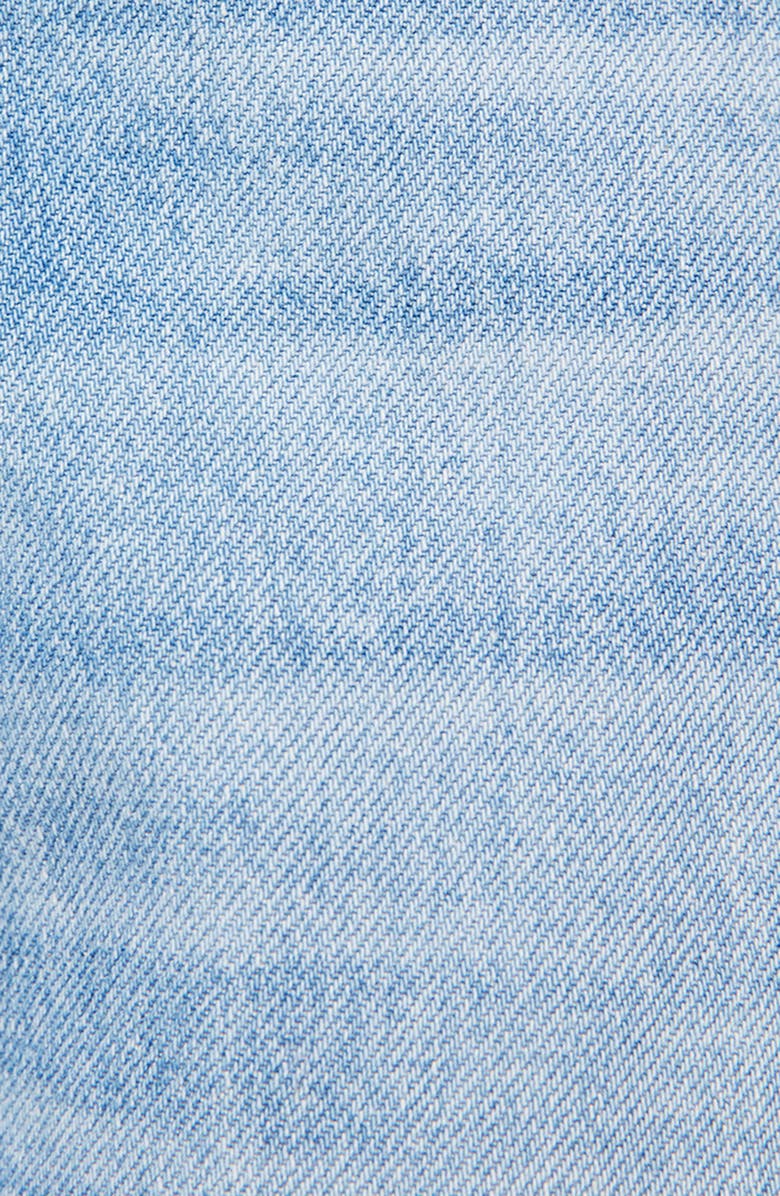 MOTHER The Dodger Button Hover Cuff Wide Leg Jeans, Alternate, color, I Could Care Less