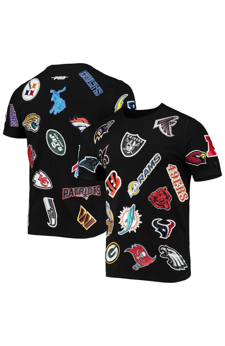 PRO STANDARD Men's Pro Standard Black NFL League Wordmark T-Shirt, Main, color, 
