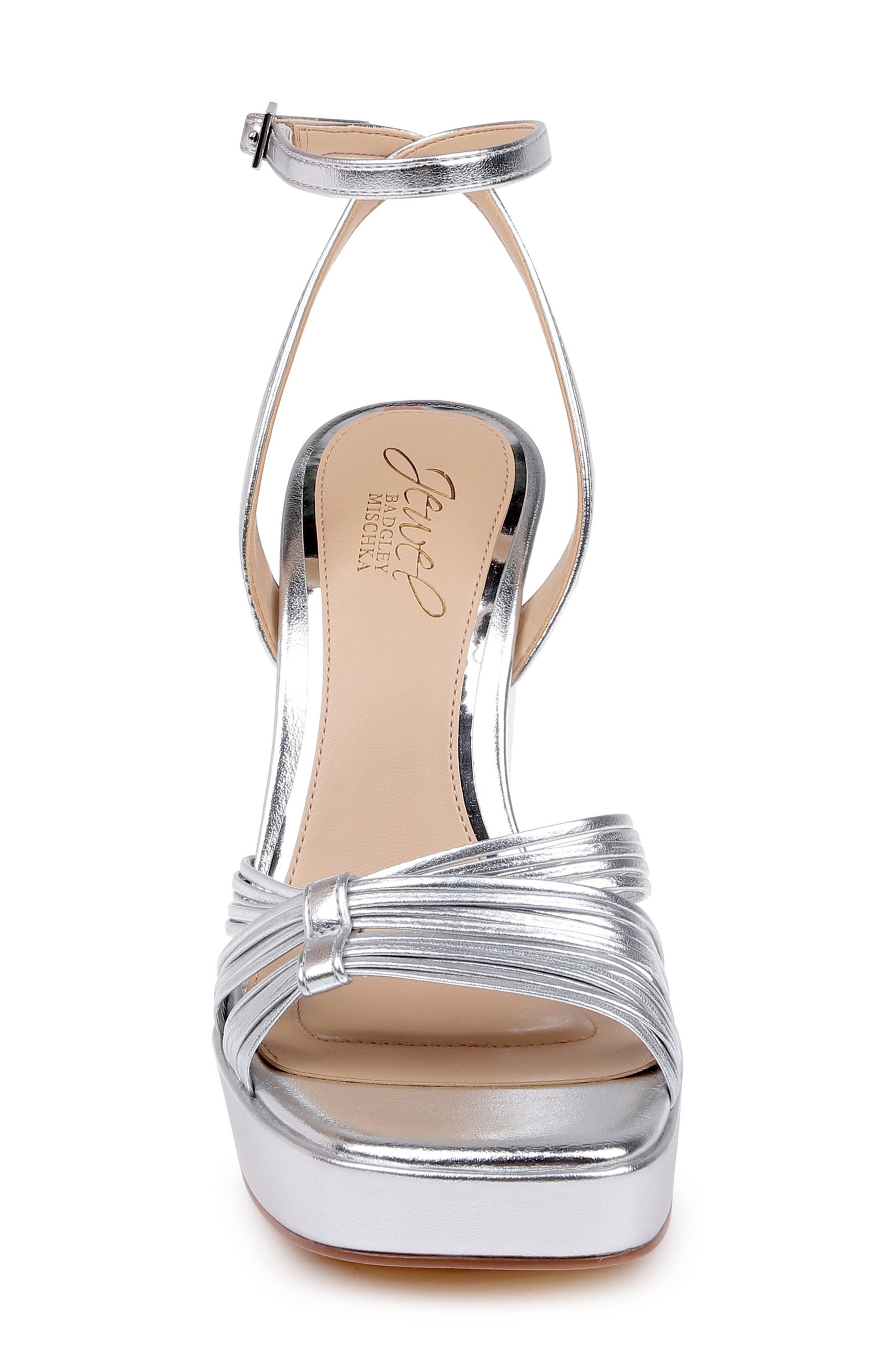 Jewel Badgley Mischka Zayla Ankle Strap Platform Sandal, Alternate, color, 