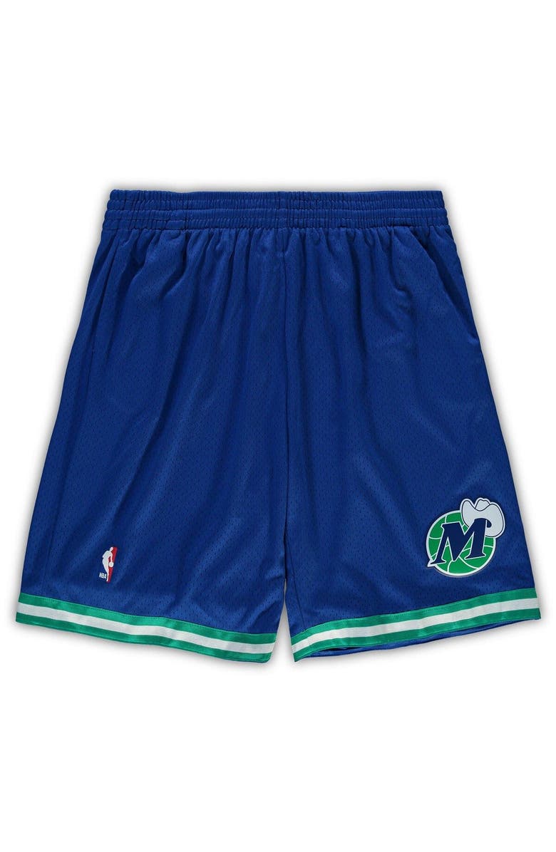 Mitchell & Ness Men's Mitchell & Ness Royal Dallas Mavericks Big & Tall Hardwood Classics Team Swingman Shorts, Alternate, color, Royal