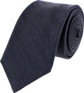 Trafalgar Classy Herringbone Wool Blend Business Necktie