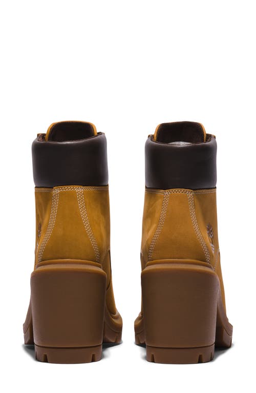 Timberland Allington Waterproof Leather-trimmed Nubuck Ankle Boots In Sand