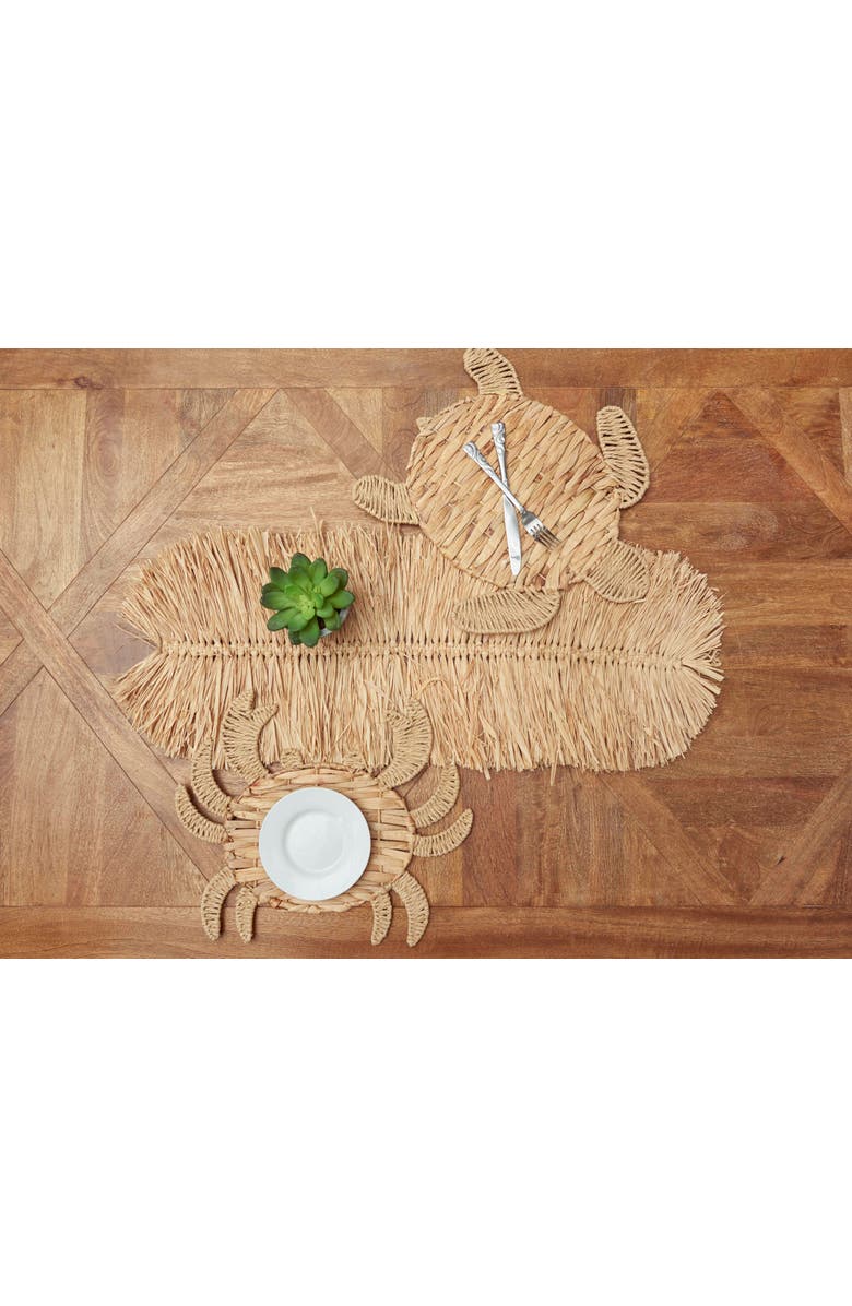 C&F Home Seagrass Fringe Table Runner 13" x 36", Alternate, color, 