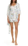 Flora Nikrooz Sabrina Floral Print Satin Short Pajamas
Robe Set