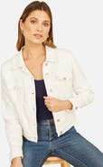 Yumi Stretch Cotton Denim Jacket
