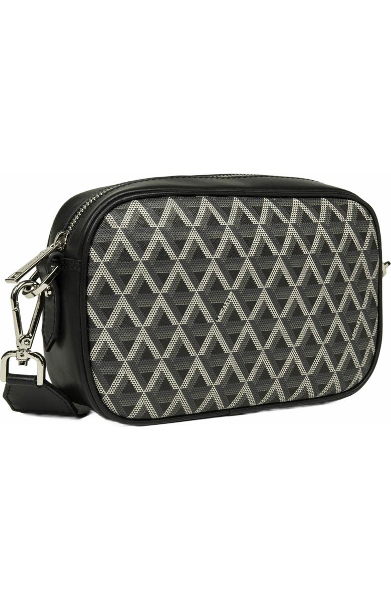 Lancaster Zipped Crossbody Bag Ikon IT, Alternate, color, Noir