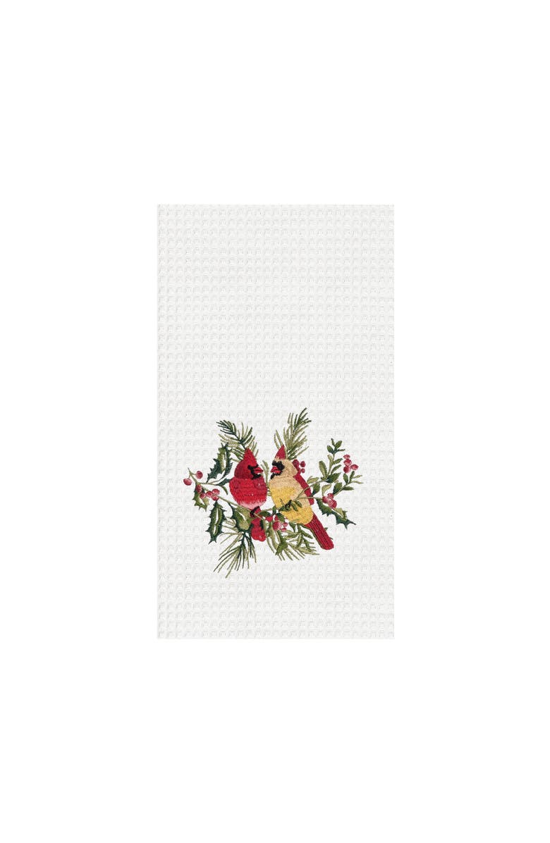 C&F Home Cardinal Duo Berry Botanical Towel, Main, color, Yellow