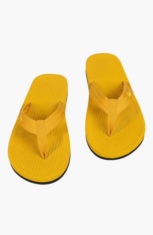 Indosole Responsibly-made Tire Sole Easy Living Flip Flops In Yellow