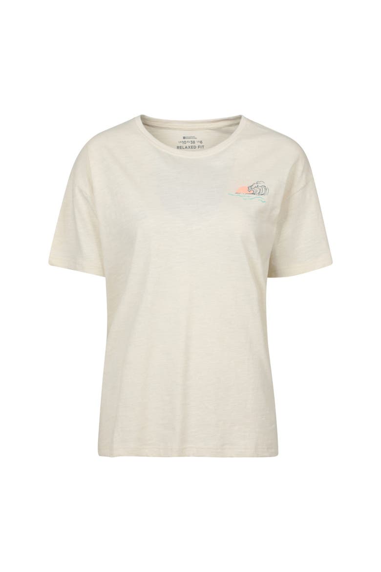 Sea Circle Relaxed Fit T-Shirt, Main, color, Beige