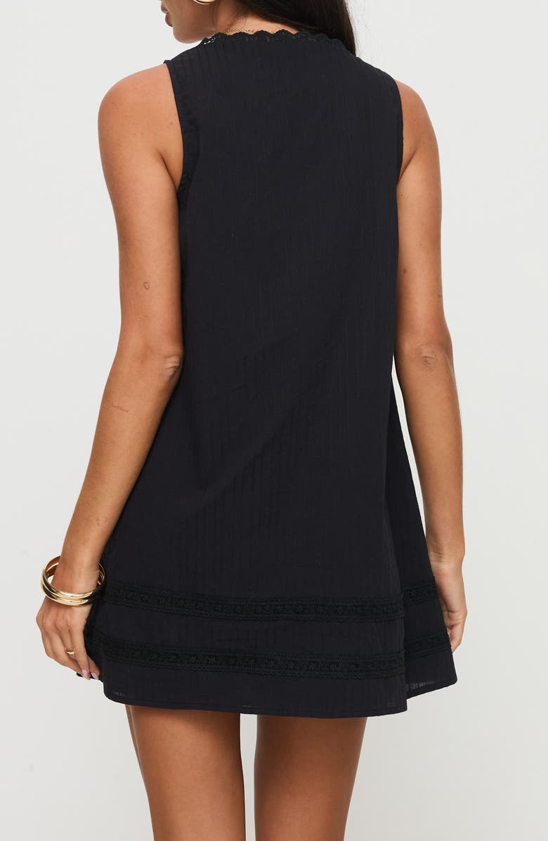 Princess Polly Alanah Sleeveless Cotton Minidress, Alternate, color,