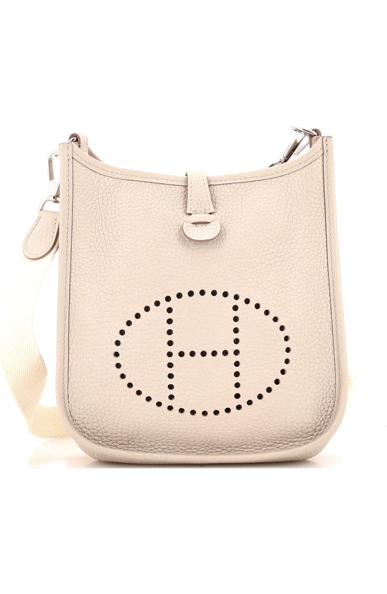 Pre-Owned Hermes Evelyne Bag Gen III Clemence TPM, Main, color, Beton
