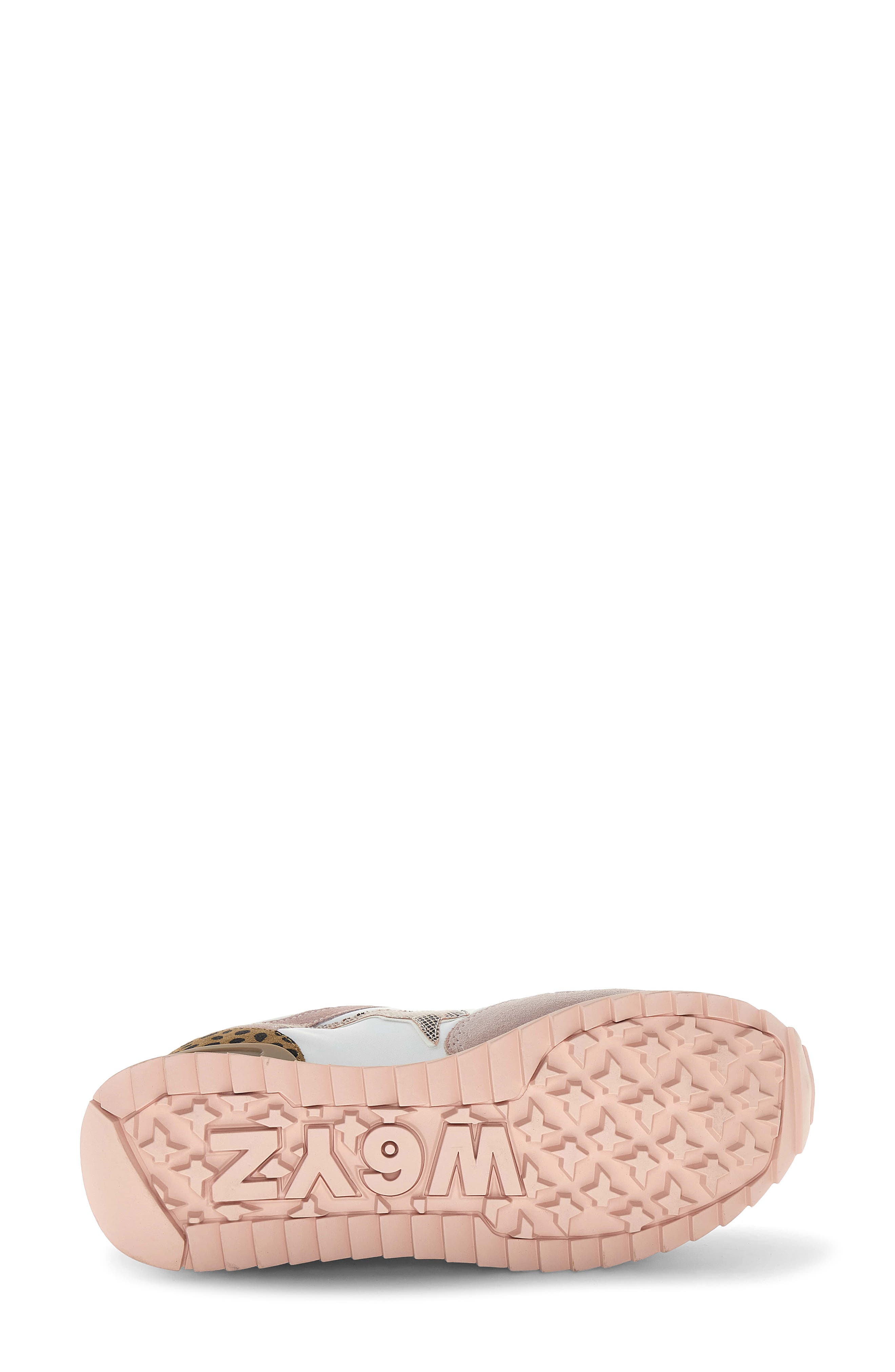 W6YZ Yak Mixed Media Sneaker, Alternate, color, Beige White