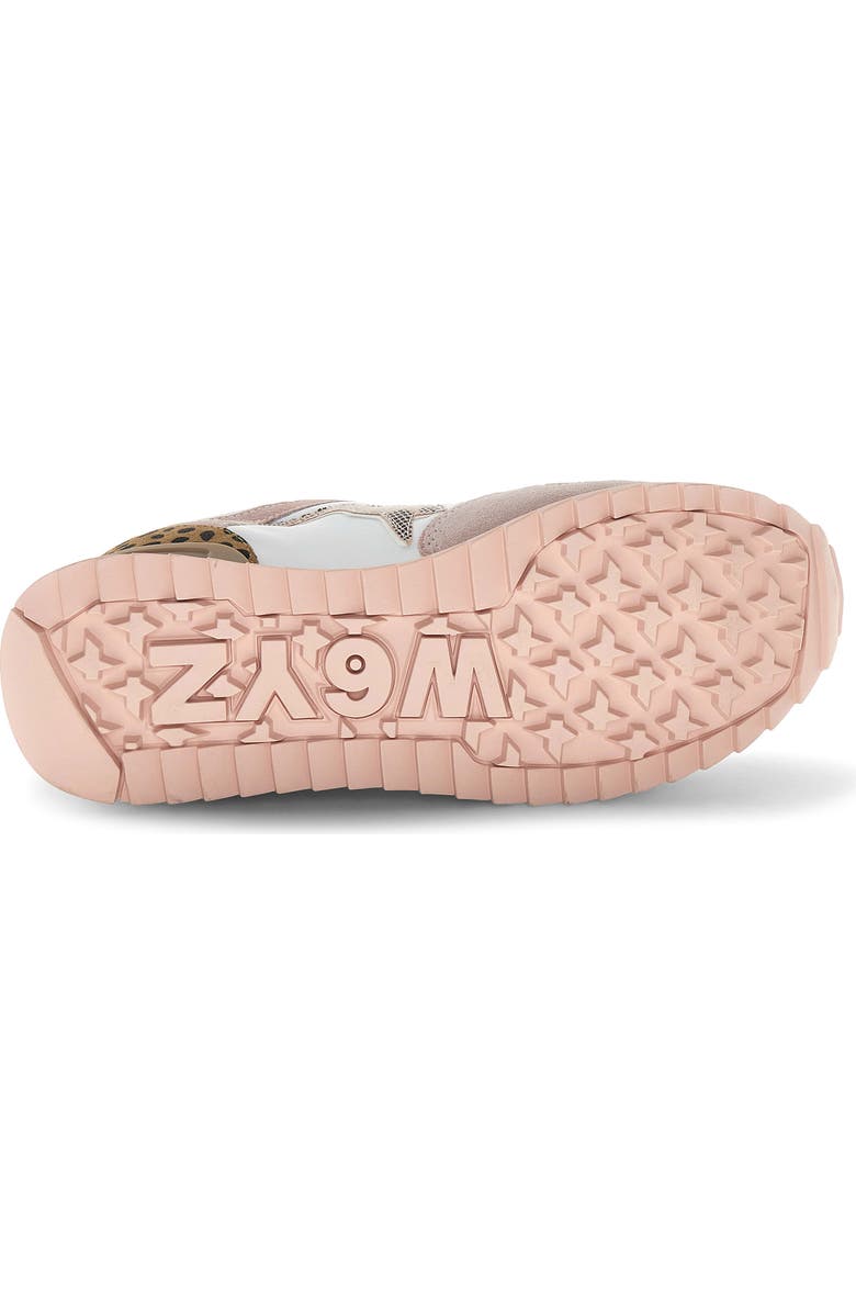 W6YZ Yak Mixed Media Sneaker, Alternate, color, Beige White