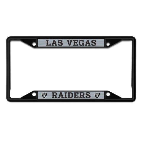 Las Vegas Raiders Chrome Color License Plate Frame