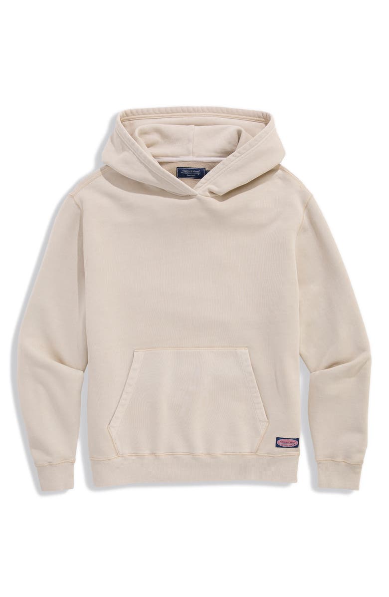 vineyard vines Cotton French Terry Hoodie, Main, color, Stone