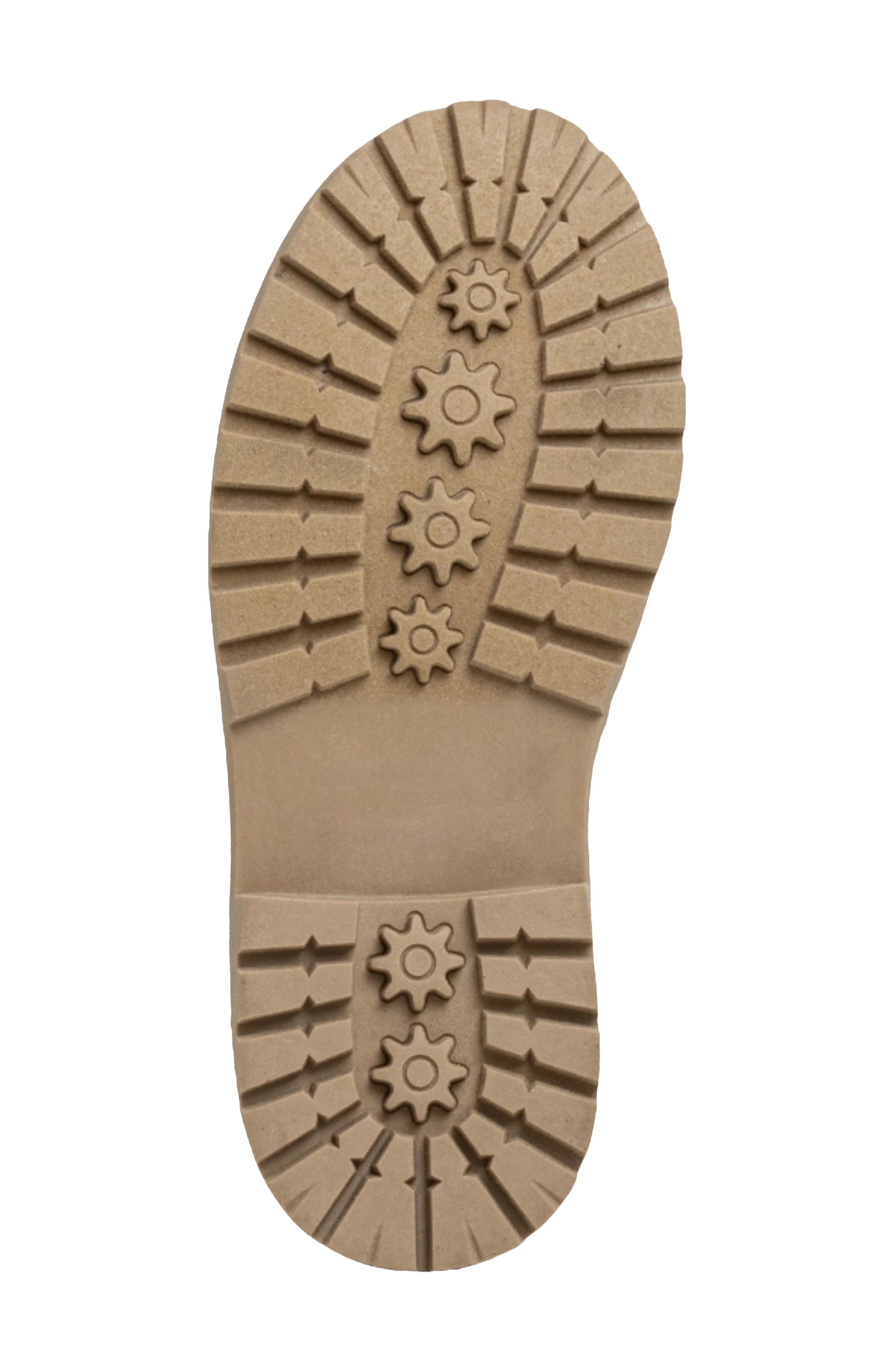 Kids' Zophie Lug Sole Boot, Alternate, color, CAMEL SUEDE