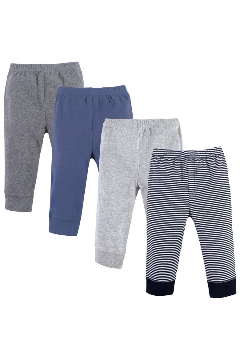 4-Pack Pants Bottoms Collection, Main, color, Black Stripe 4-Pack