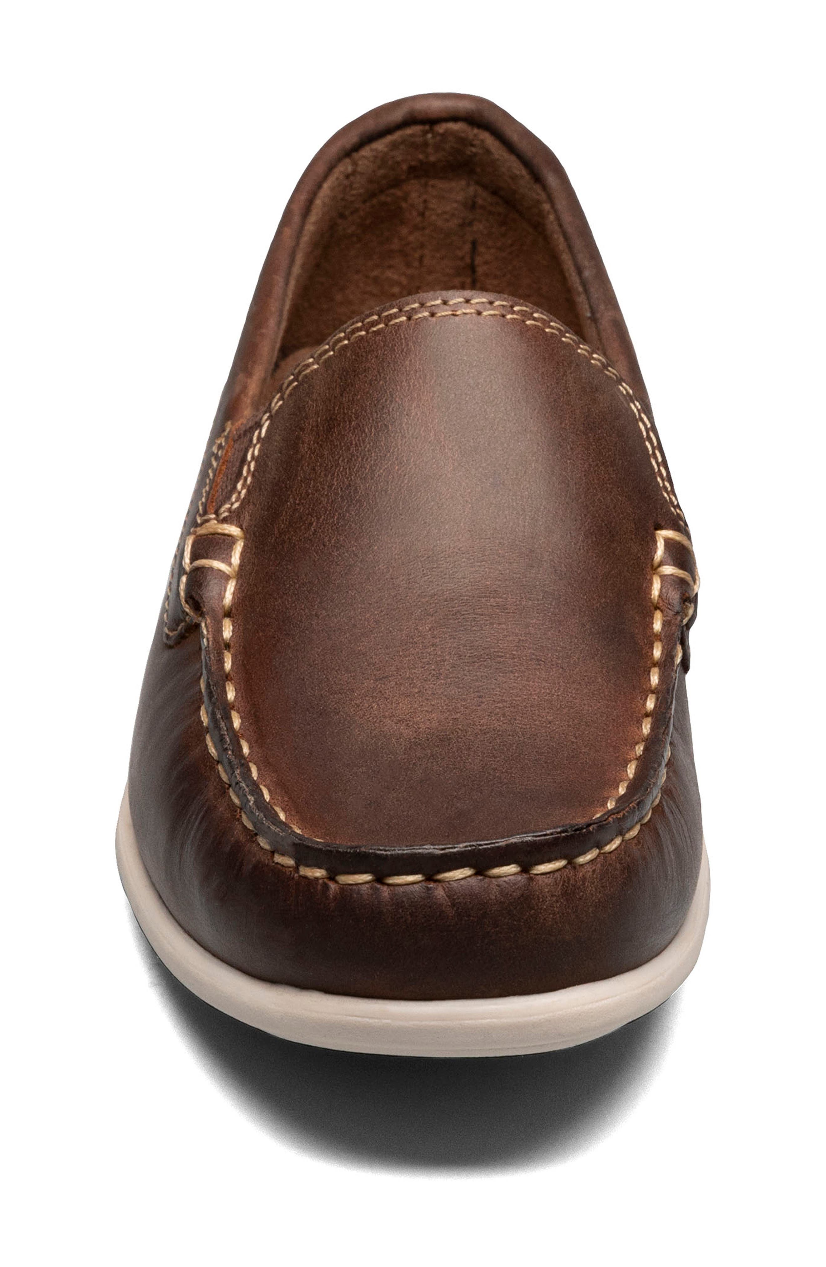 Florsheim Kids' Jasper Jr Venetian Loafer, Alternate, color, Brown Crazy Horse