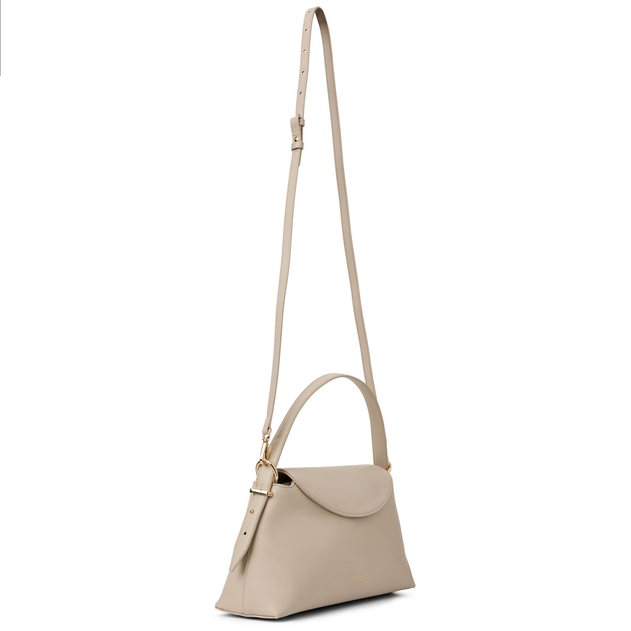 Daniela Satchel Bag, Alternate, color, BONE LEATHER