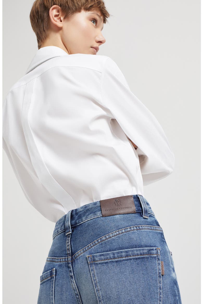 Five-pocket Loose trousers, Alternate, color, Dark Denim