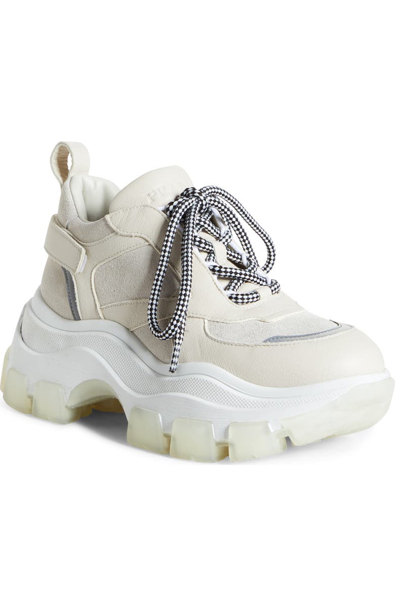Prada Platform Sneaker, Main, color,