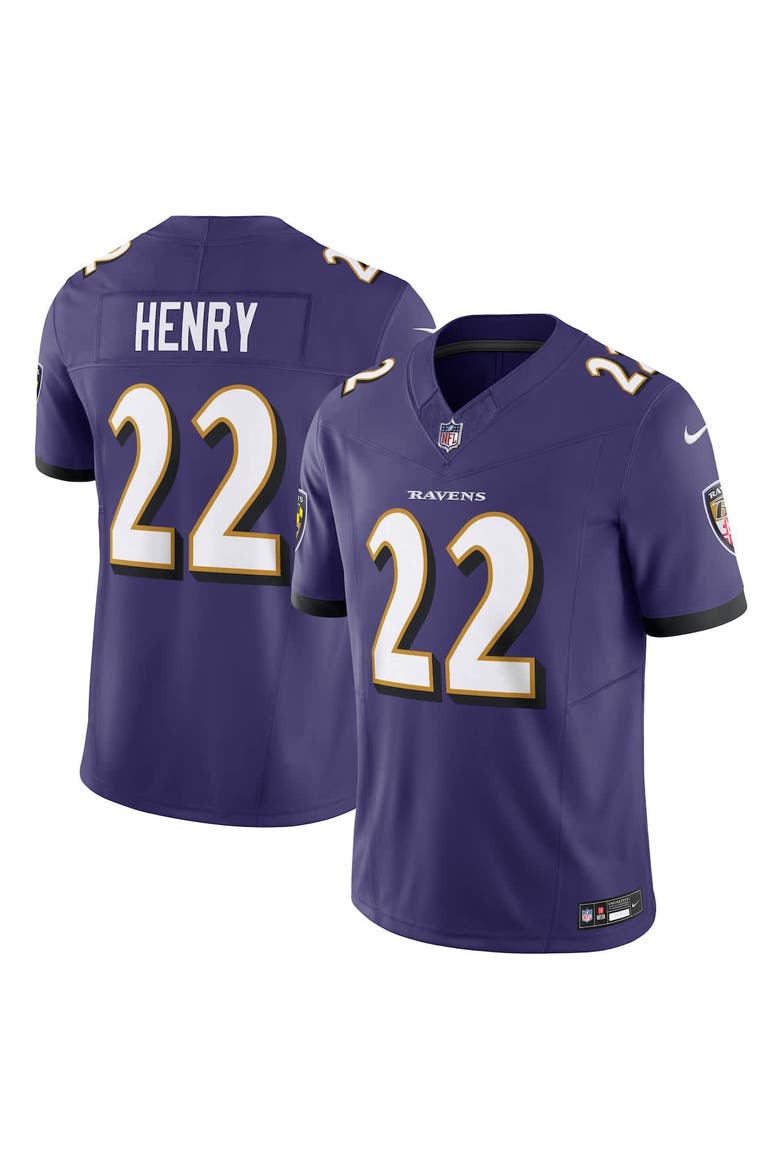 Men's Nike Derrick Henry Purple Baltimore Ravens Vapor F.U.S.E. Limited Jersey, Alternate, color, Purple