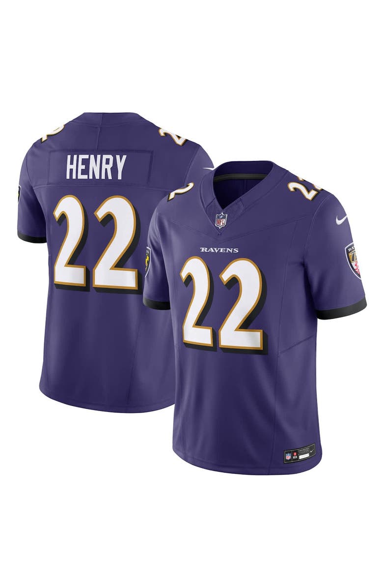 Nike Men's Nike Derrick Henry Purple Baltimore Ravens Vapor F.U.S.E. Limited Jersey, Alternate, color, Purple