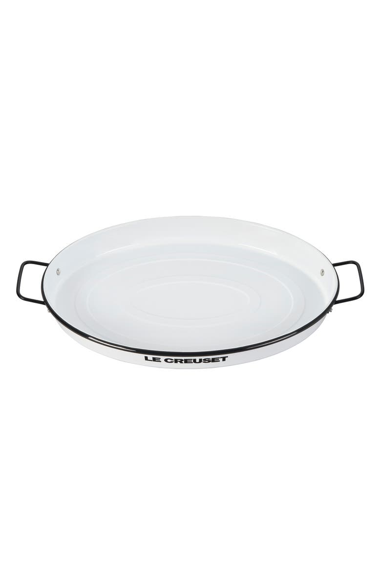 Le Creuset Everyday Enamelware Serving Tray, Alternate, color, White