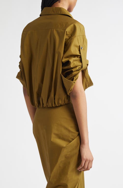 A.l.c . Leo Twist Hem Cotton Button-up Shirt