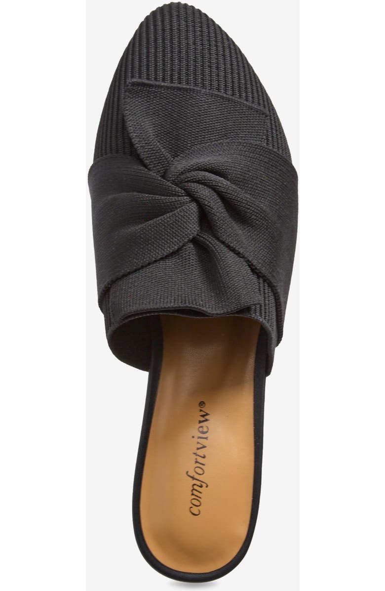 Comfortview The Savannah Slip On Mule, Alternate, color, Black