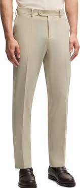 BOSS Genius Creased Straight Leg Pants