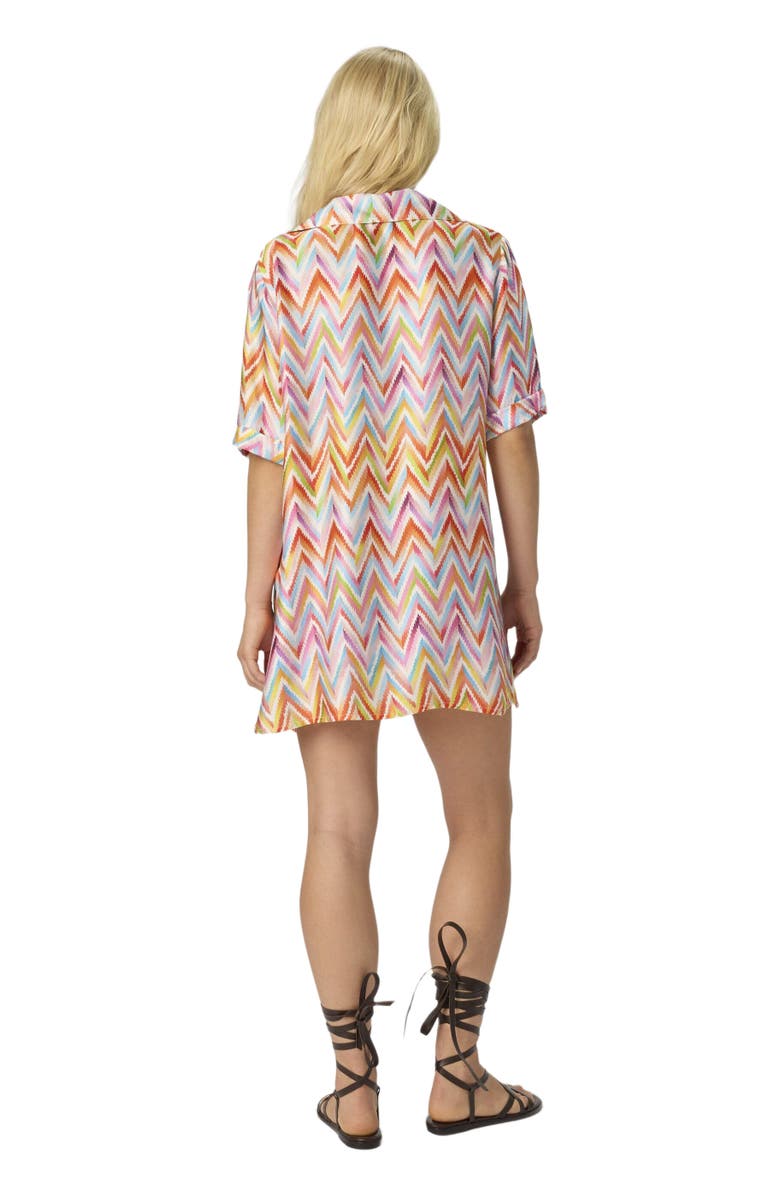Missoni Bowling Style Cover-up Shirt, Alternate, color, Multicoloured