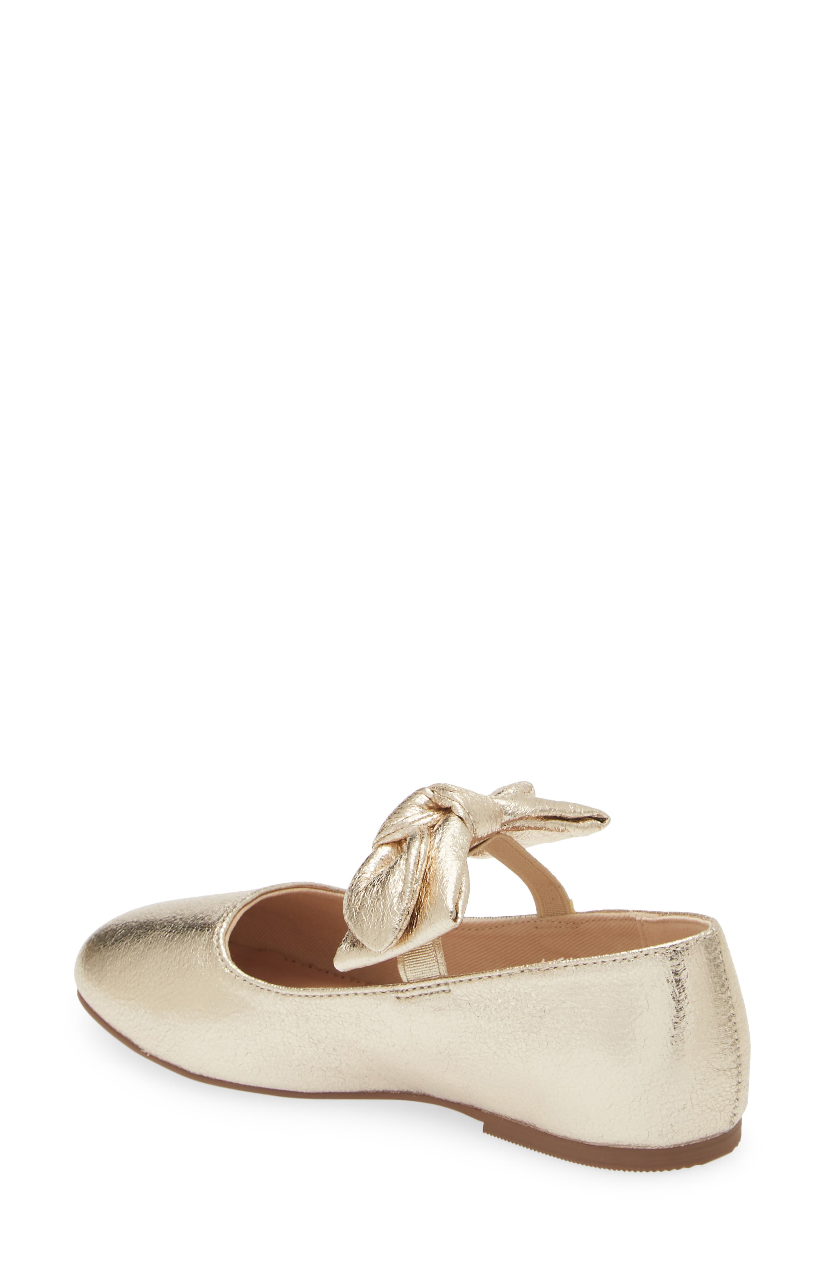 Kids' Clover Mary Jane Flat, Alternate, color, GOLD METALLIC
