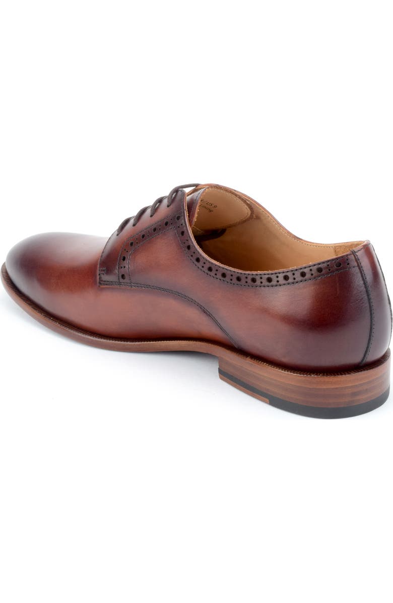 Warfield & Grand Keller Plain Toe Derby, Alternate, color, Chestnut