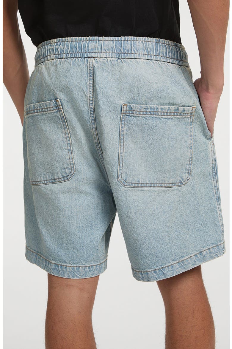 Denim Drawstring Shorts, Alternate, color, GAL1