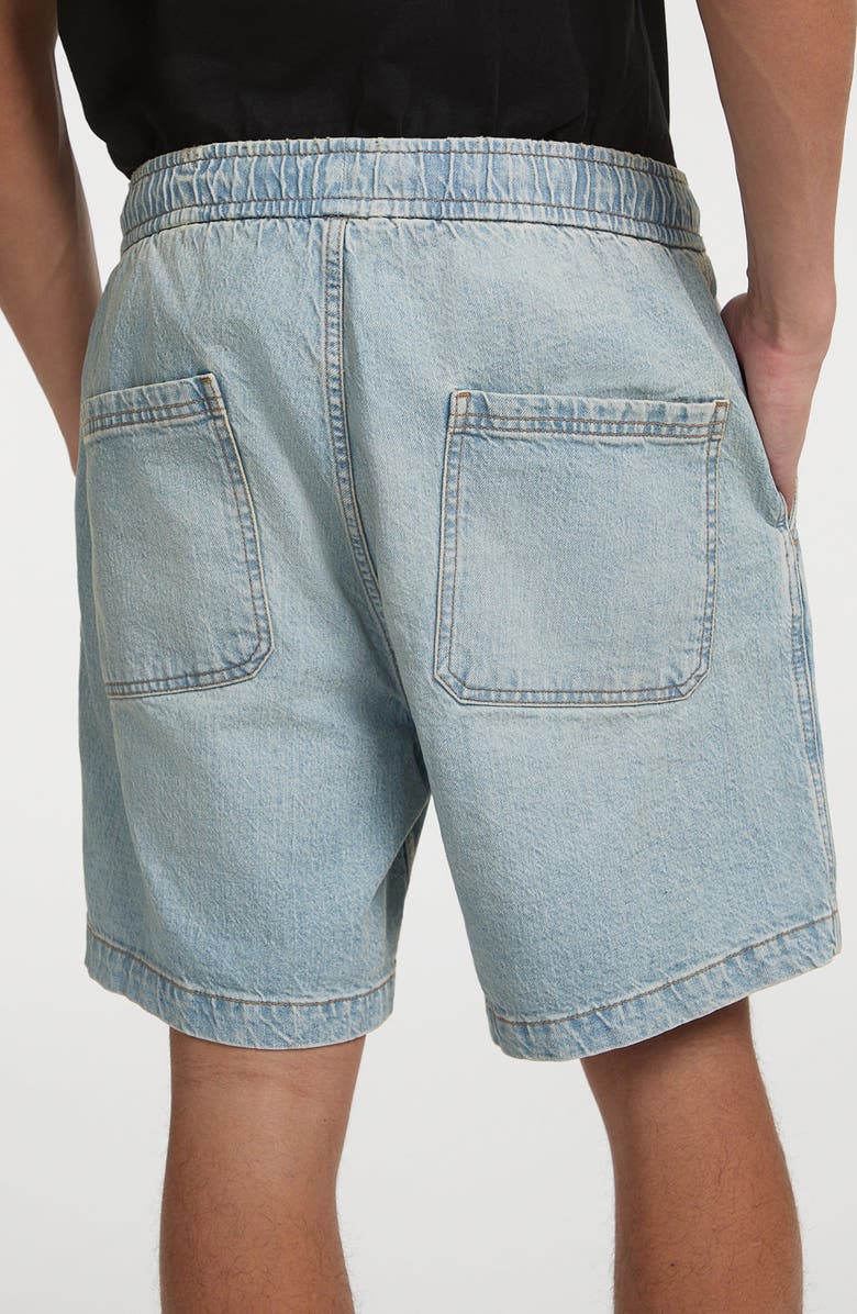 GUESS JEANS Denim Drawstring Shorts, Alternate, color,